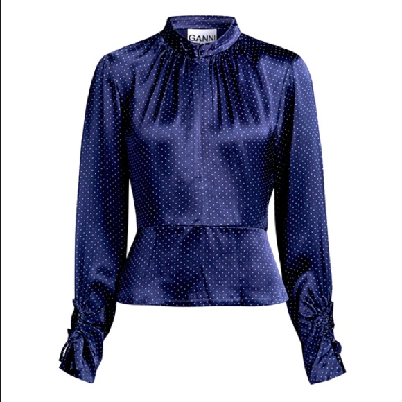 Ganni Tops - GANNI Silk Blouse!